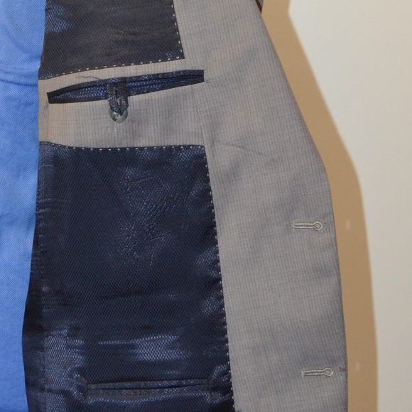 Kenneth Coles 46L Sport Coat Blazer Suit Jacket Gr - Picture 5 of 8